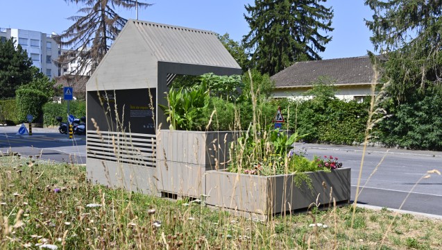 Ilot de repos - Piscine de Marignac (entrée)